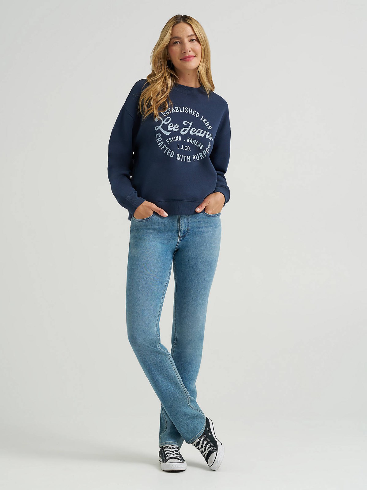 Women's Crafted with Purpose Crew Neck Sweatshirt - view 4