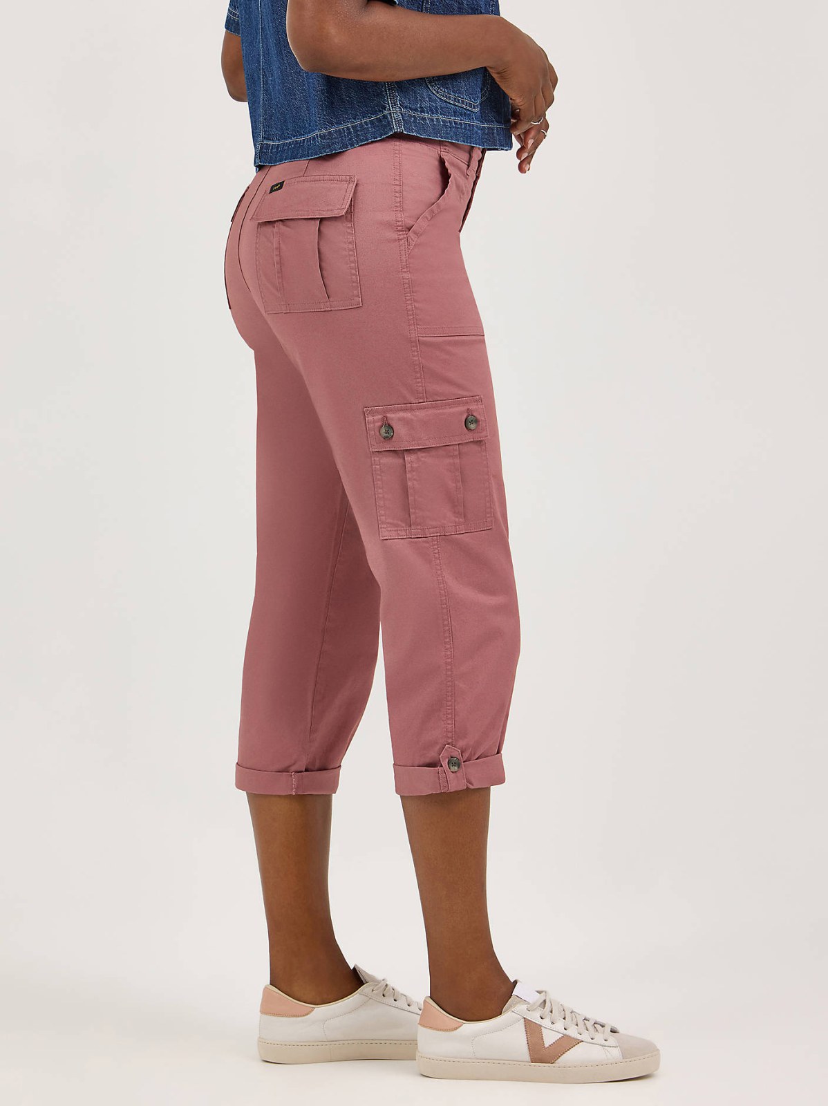Women's Ultra Lux Comfort with Flex-to-Go Relaxed Fit Cargo Capri - view 4