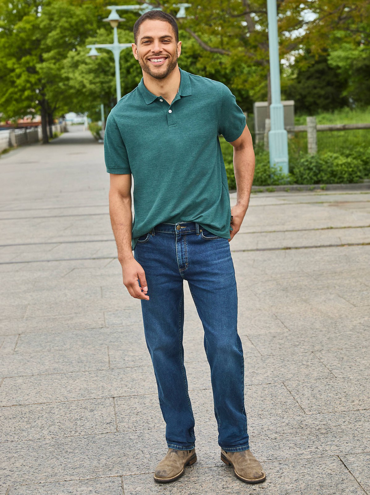 Men's Lee Relaxed Straight Jean with Comfort Stretch