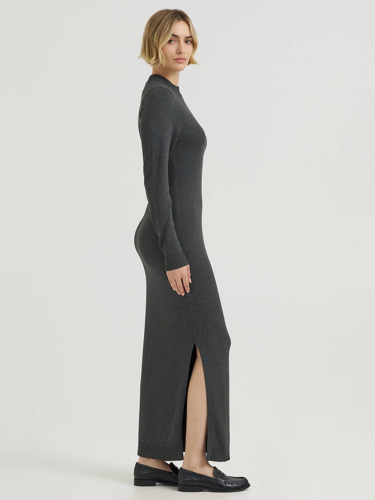 Women's Sweater Maxi Dress - view 3