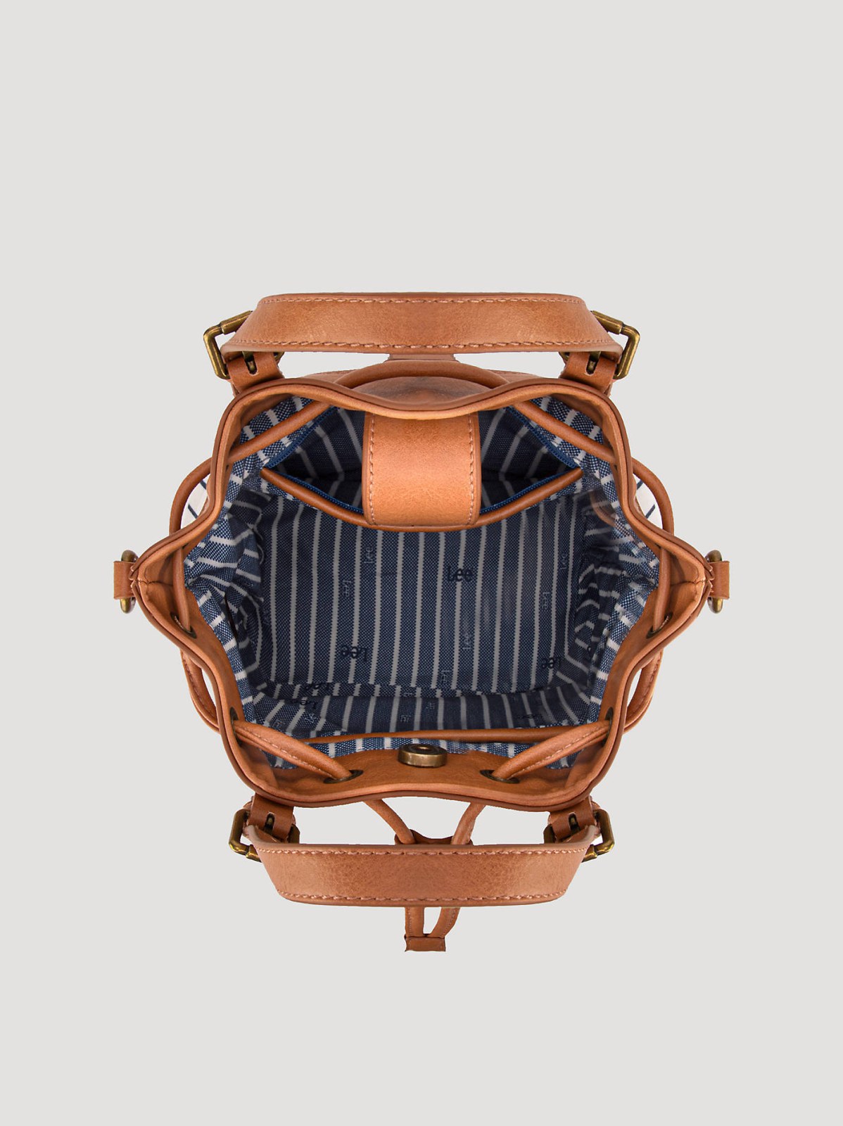 Women's Striped Bucket Backpack - view 4