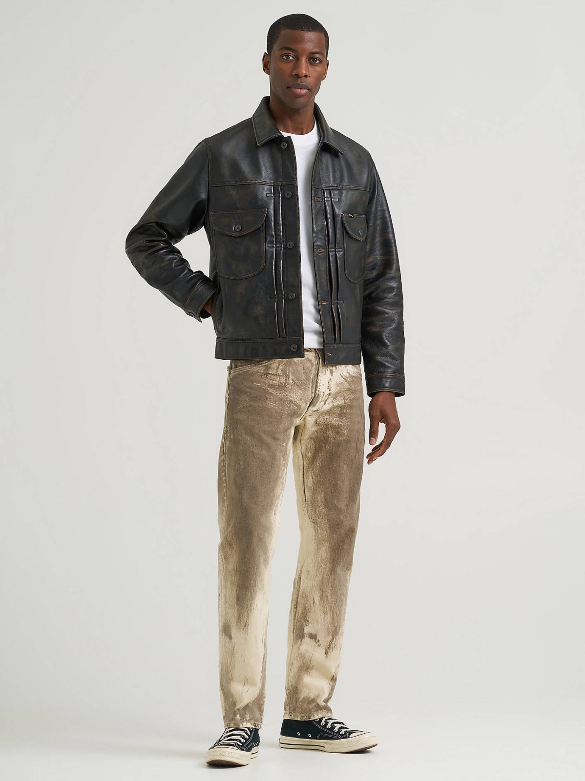Men's Lee 101™ Leather Cowboy Jacket - view 5