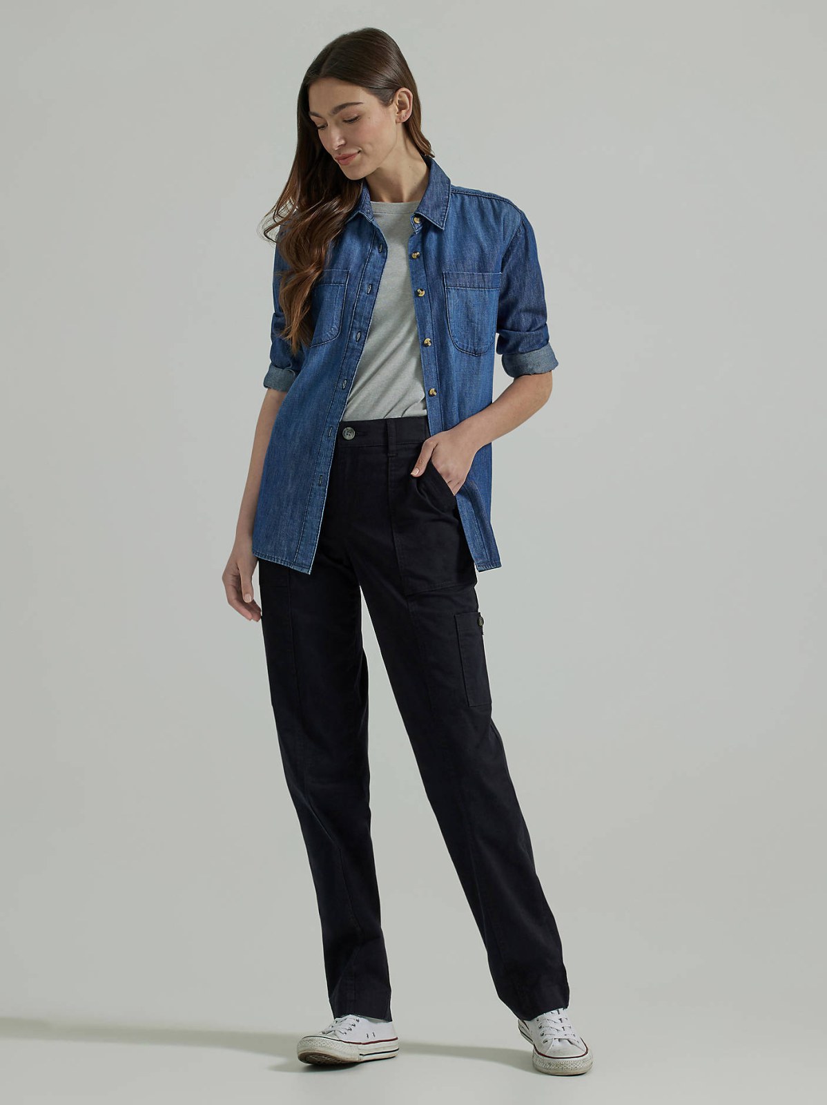 Women's Ultra Lux Comfort with Flex-to-Go Loose Utility Pant (Petite)