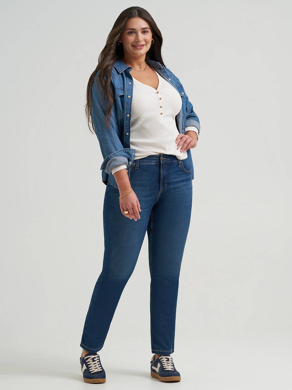 Women's Ultra Lux Comfort Flex Motion Slim Straight Jean with Ever Fit® - view 2