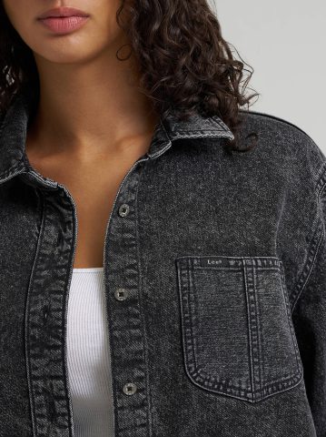 Women's Oversized Button Up Shirt