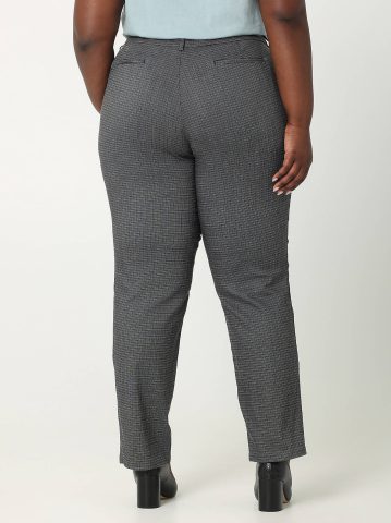 Women's Wrinkle Free Relaxed Fit Straight Leg Pant (Plus)