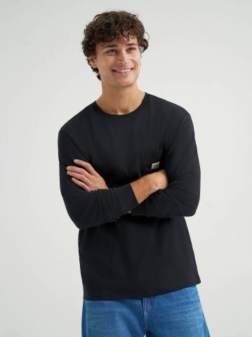 Men's Long Sleeve Workwear Pocket Tee