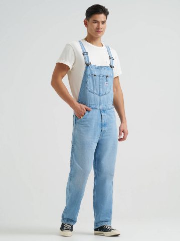 Men's Relaxed Straight Button Fly Bib Overall