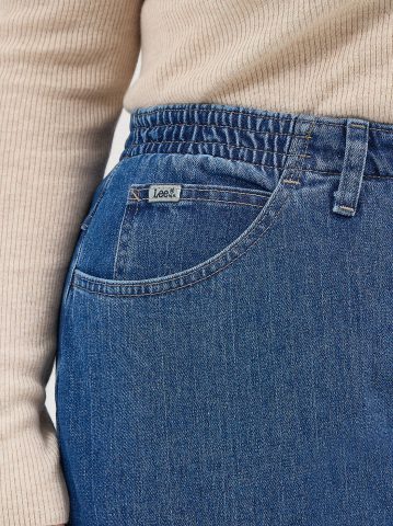 Women’s Side Elastic Jean (Plus)