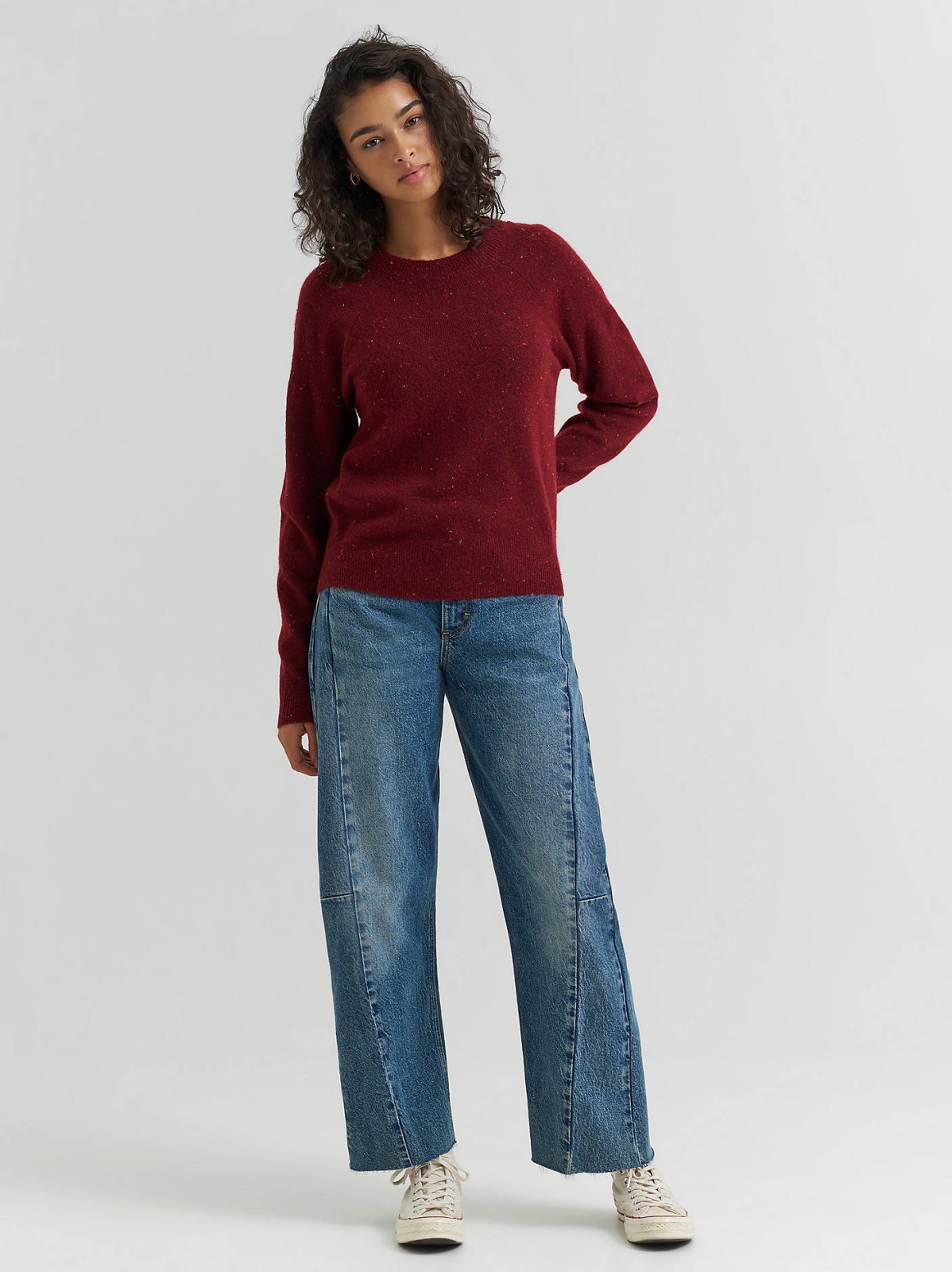 Women's Wool Blend Solid Sweater - view 5