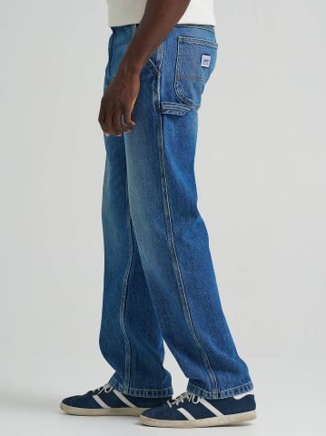 Men's 100% Cotton Loose Straight Carpenter Jean