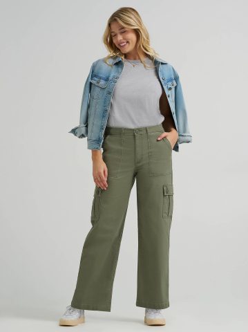 Women's Loose Straight Cargo Pant