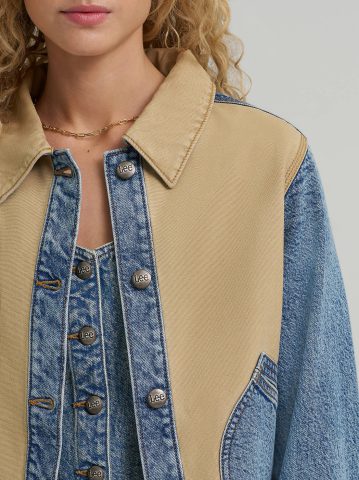 Women's Mixed Media Jacket