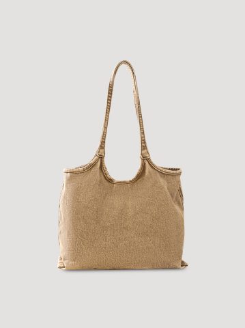Women's Denim Canvas Tote Bag