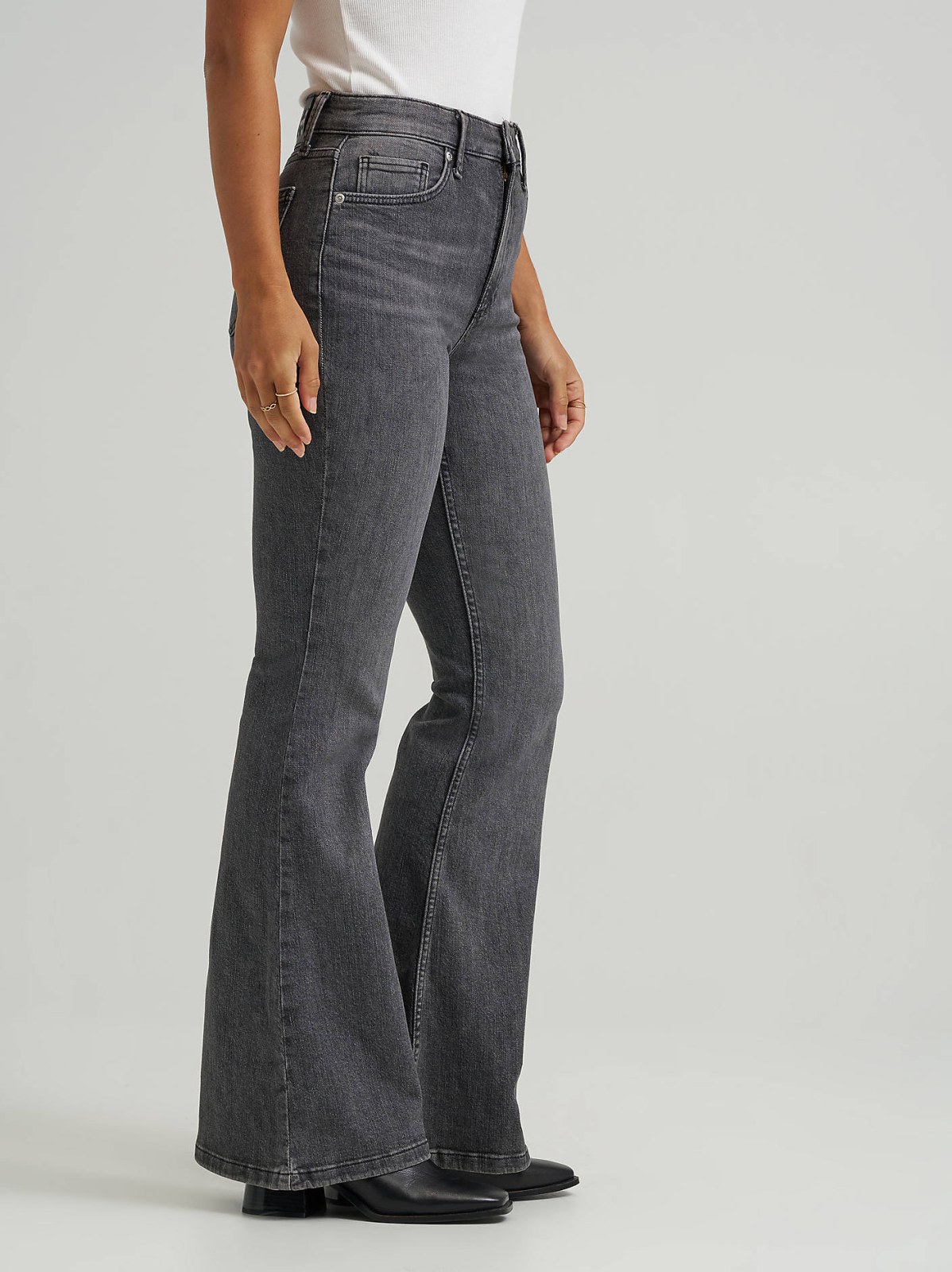 Women's High Rise Flare Jean - view 4