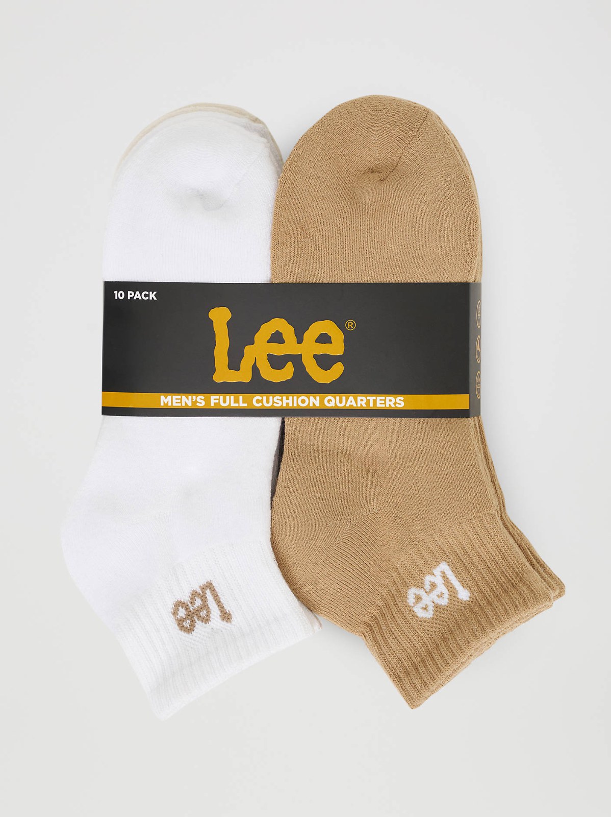 Men's 10-Pack Assorted Quarter Sock - view 2