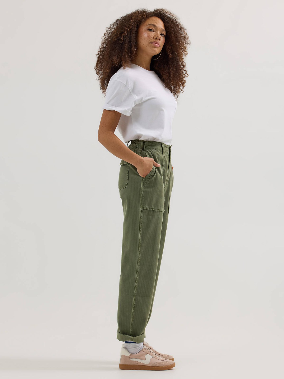 Women's High Rise Slouch Utility Pant - view 3