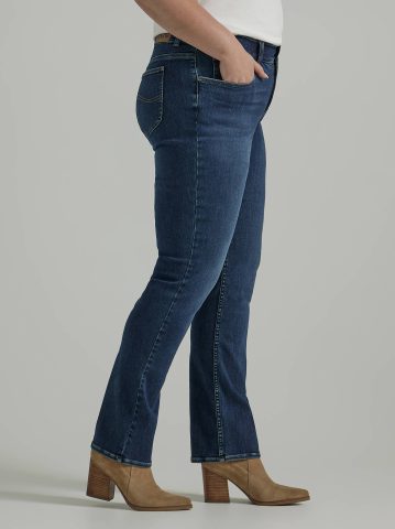 Women's Ultra Lux Comfort with Flex Motion Straight Jean (Plus)