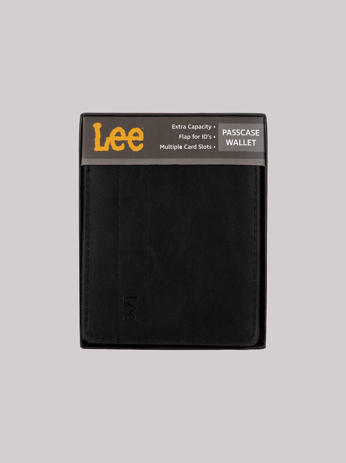 Men's Embossed Logo Passcase Wallet - view 4