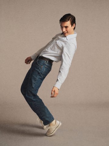 Men's Lee® x J.Crew Japanese Selvedge Denim Straight Jean