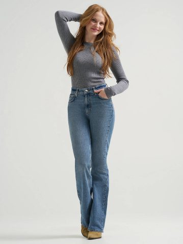 Women's High Rise Bootcut Jean