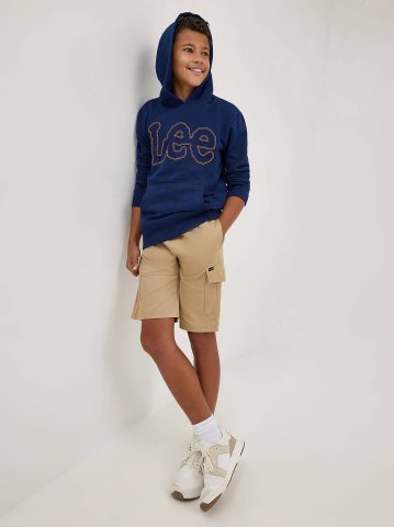 Boy's Rib Stretch Pull On Cargo Short