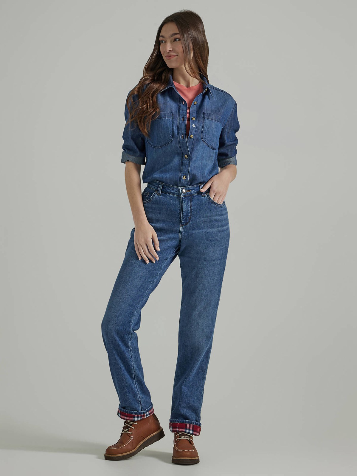 Women’s Relaxed Fit Fleece Lined Jean - view 2