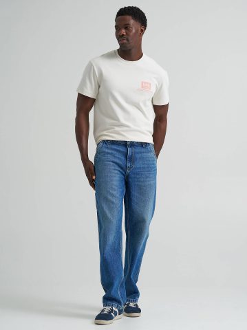 Men's 100% Cotton Loose Straight Carpenter Jean