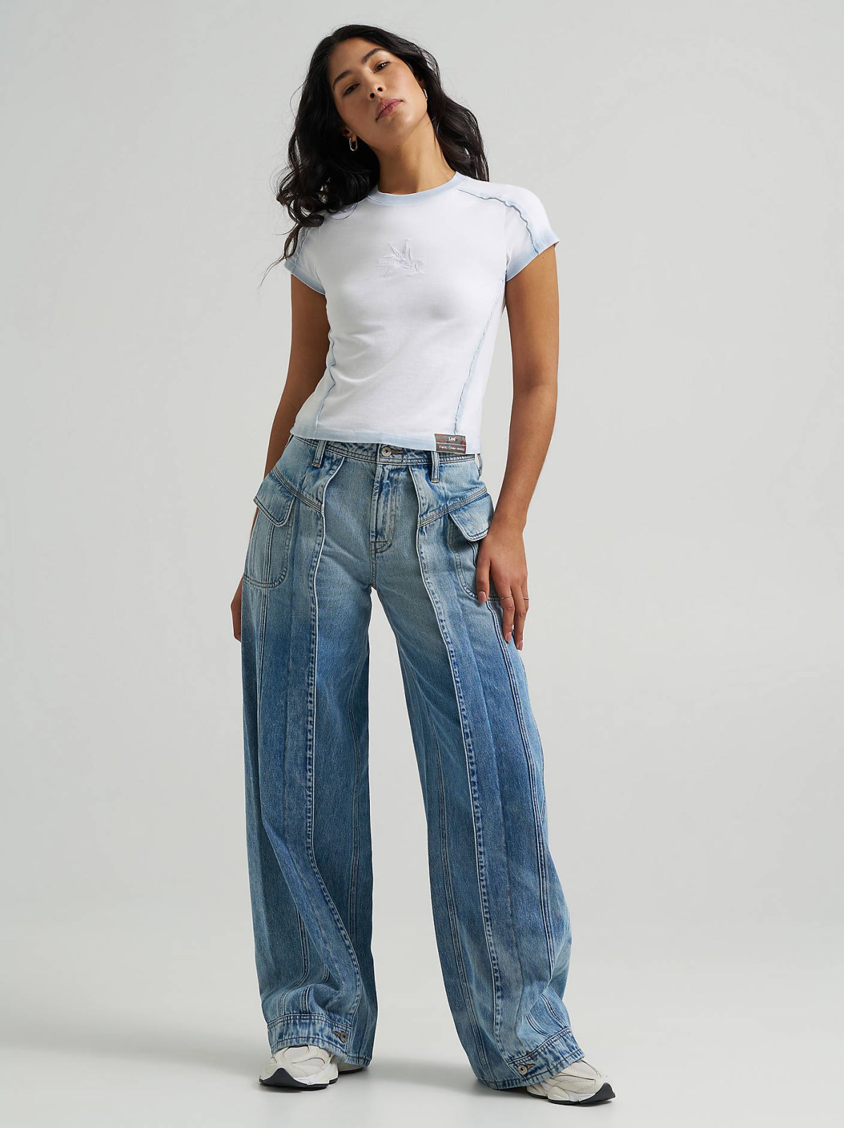 Women's Lee® x Feng Chen Wang Cropped Logo Tee - view 3