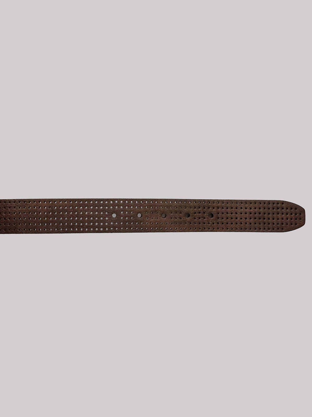 Women's Perforated Leather Belt - view 3