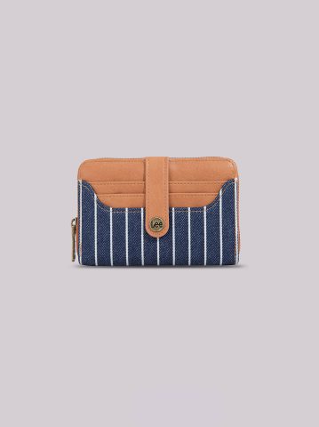 Women's Stripe Logo Card Wallet — alternate view