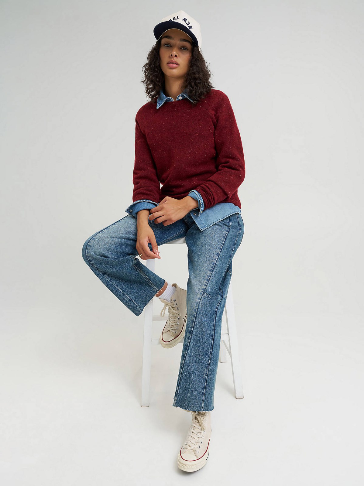 Women's Wool Blend Solid Sweater - view 4