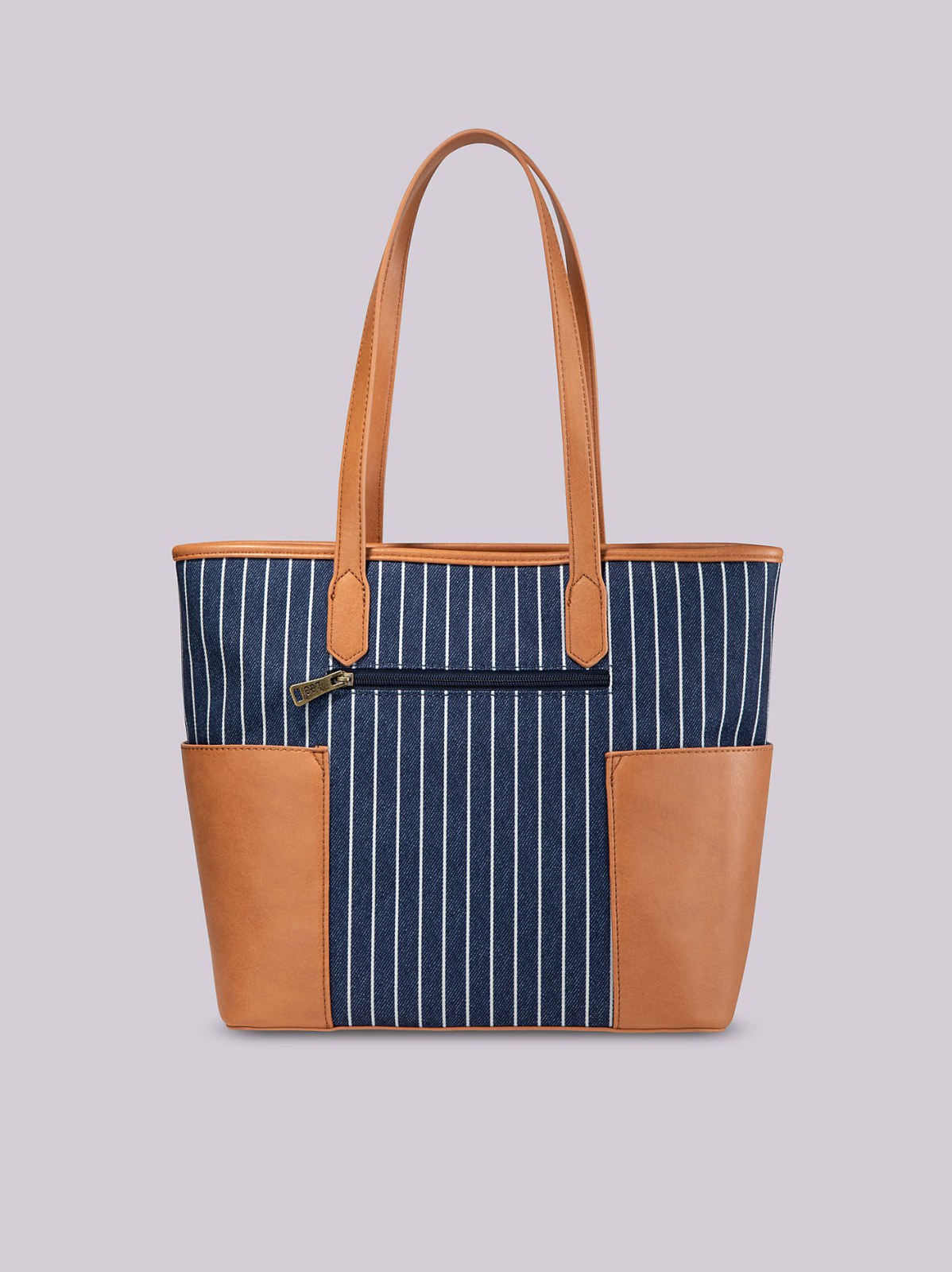 Women's Stripe Logo Tote With Side Pockets - view 3