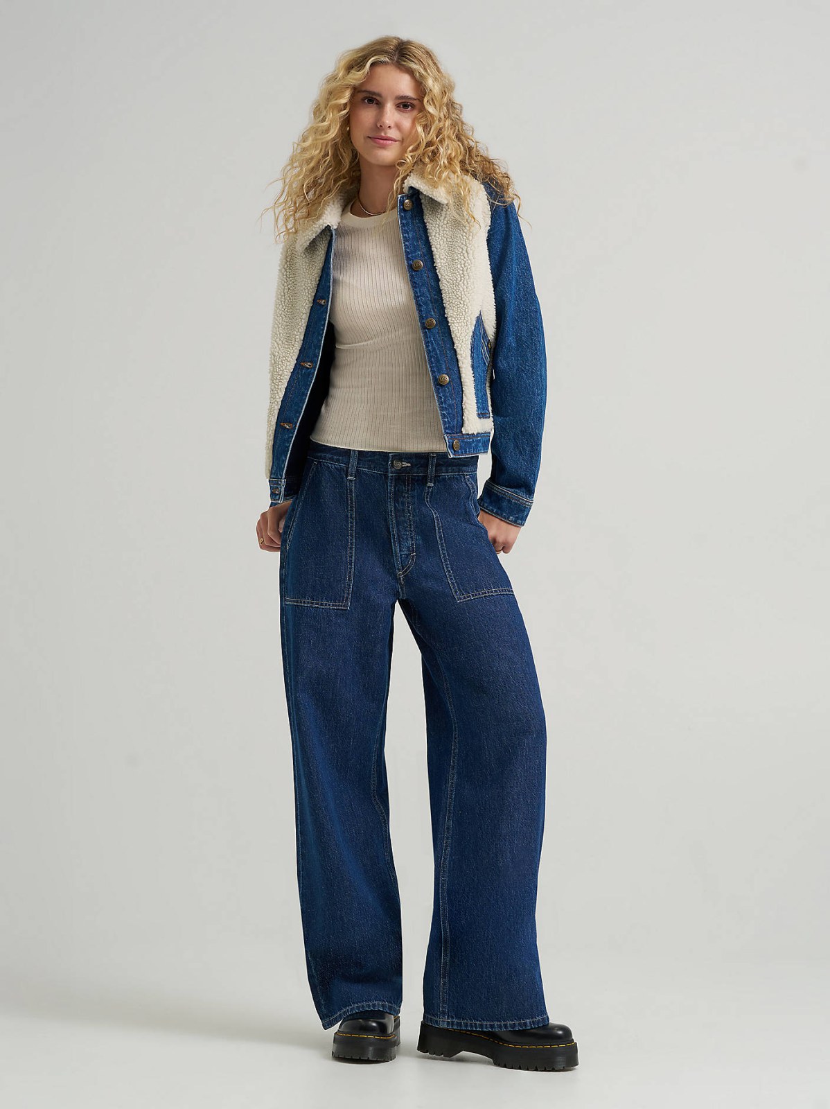 Women's Patch Pocket Slouch Jean
