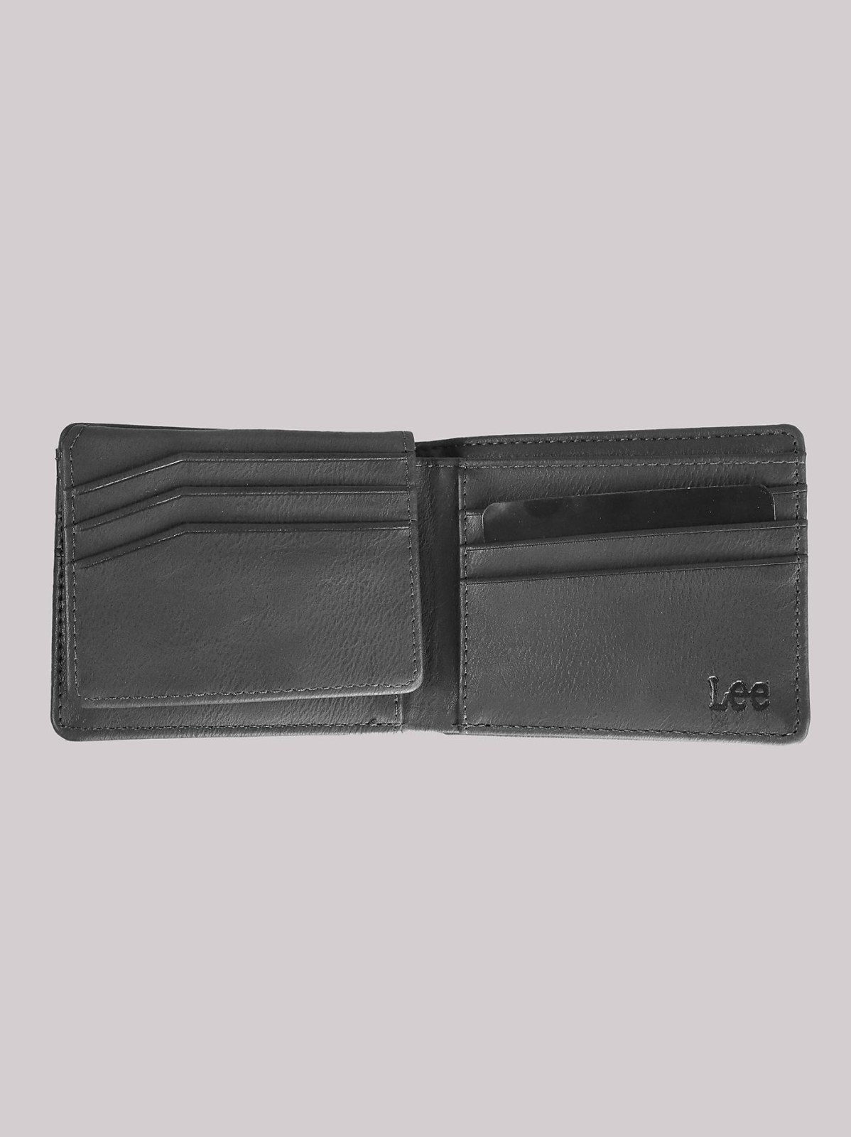 Men's Metal Logo Tumbled Passcase Wallet - view 3