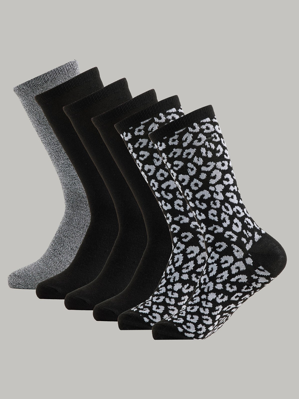 Women's 6-Pack Fashion Crew Socks