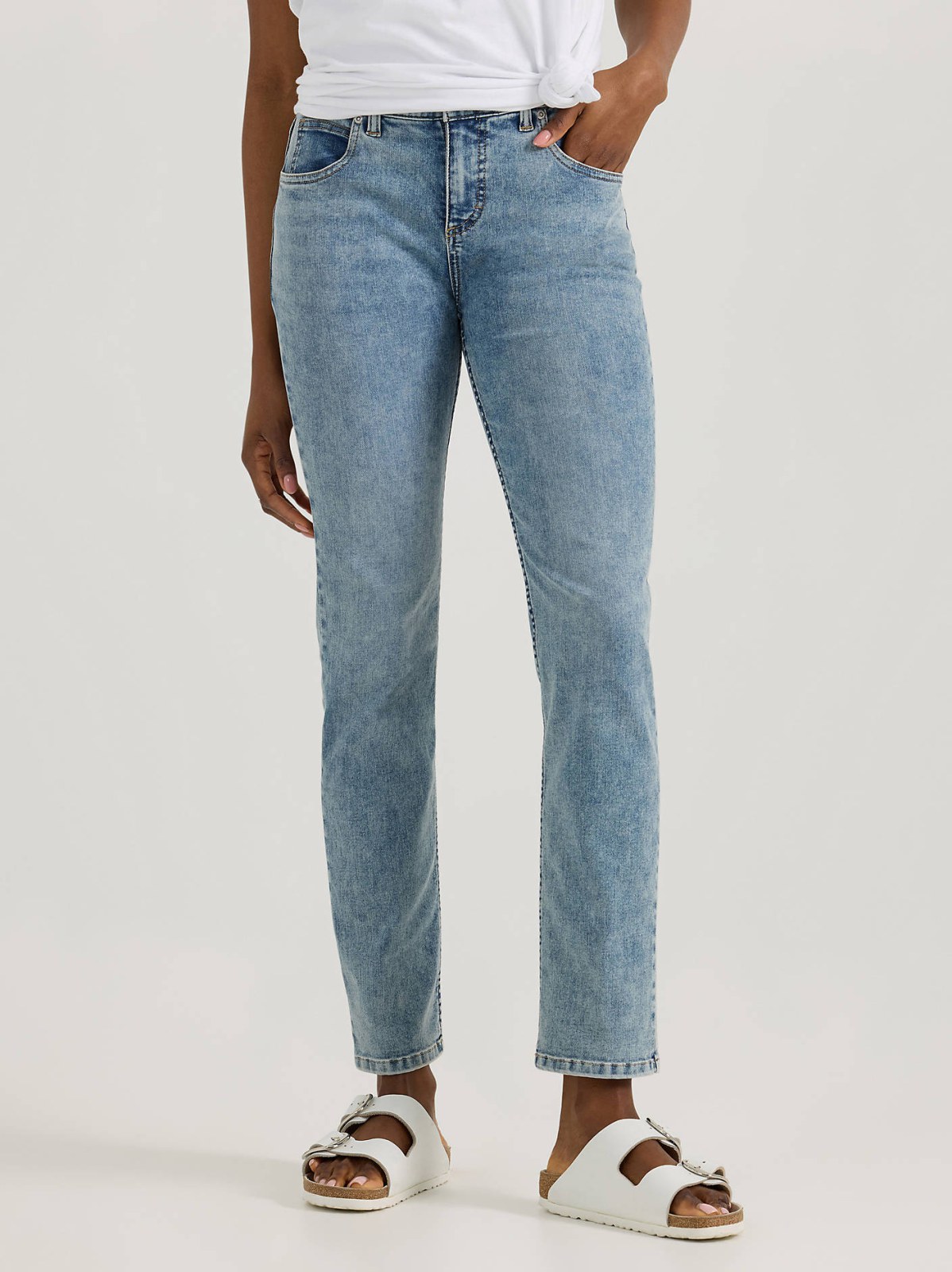 Women's Ultra Lux Comfort Flex Motion Slim Straight Jean with Ever Fit® - view 2