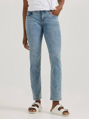 Women's Ultra Lux Comfort Flex Motion Slim Straight Jean with Ever Fit®