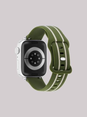 Stripe Silicone Universal Watchband