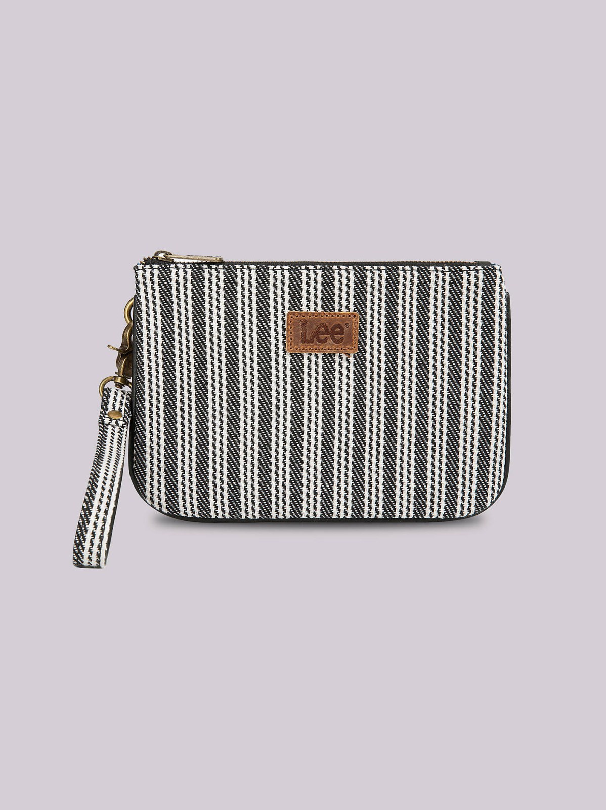 Women's Stripe Logo Wristlet Wallet
