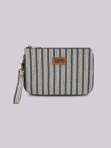 Women's Stripe Logo Wristlet Wallet