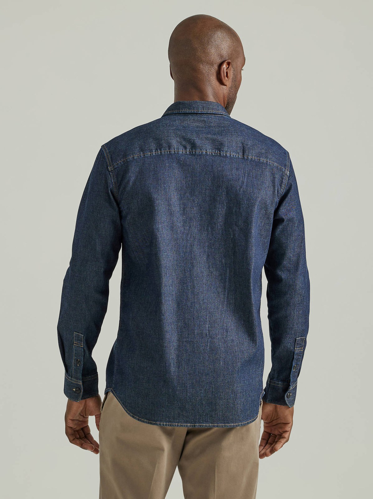 Men's Extreme Motion All Purpose Denim Button Down Shirt - view 2