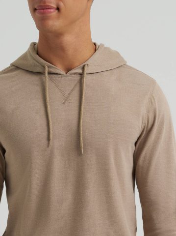 Men's Sueded Jersey Hoodie