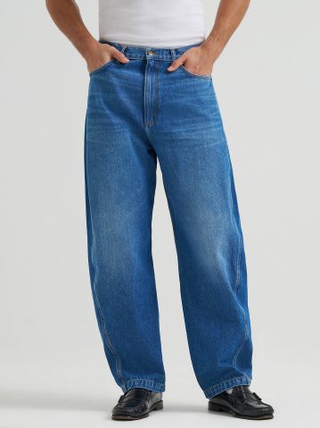 Men's 100% Cotton Loose Barrel Jean