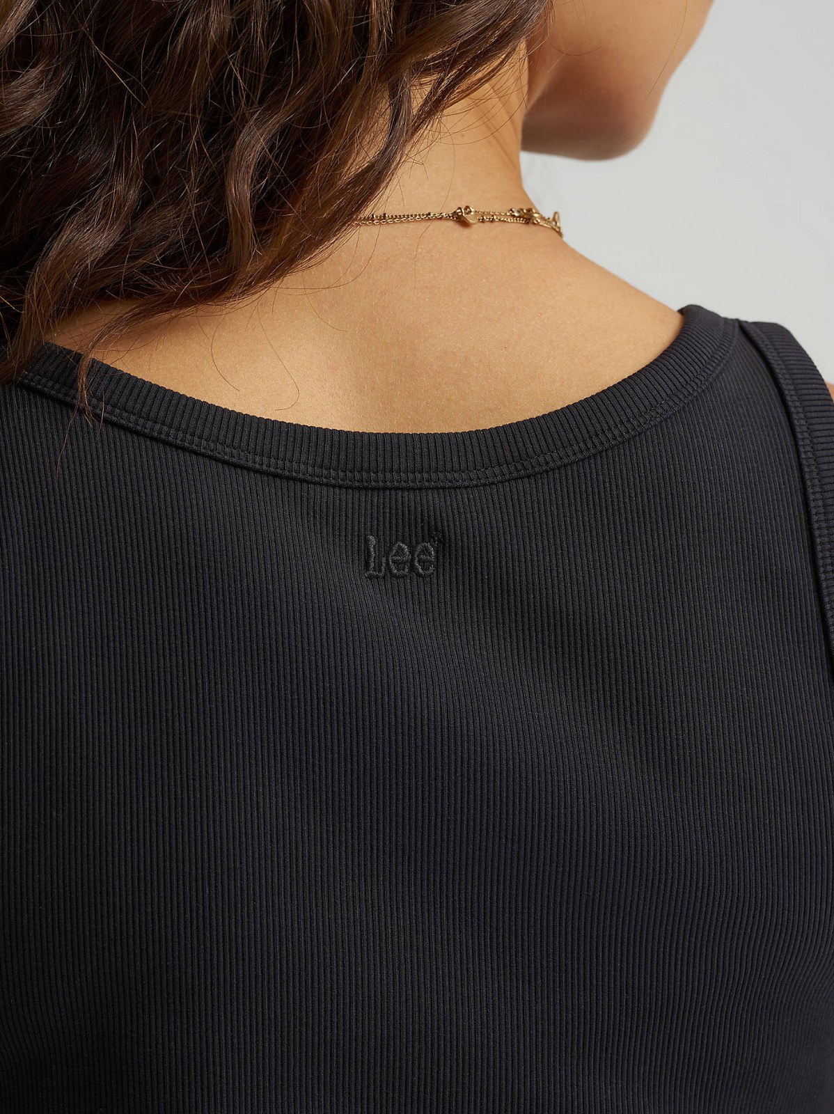 Women's Solid Ribbed Tank Top - view 5