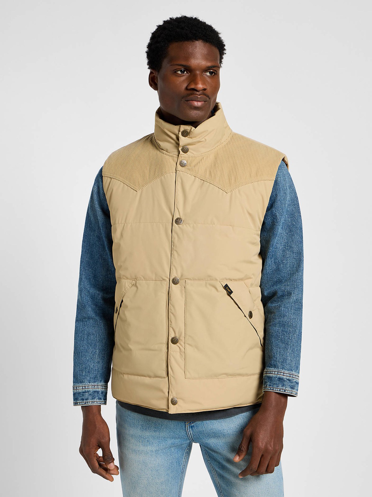 Men's Reversible Western Puffer Vest - view 6