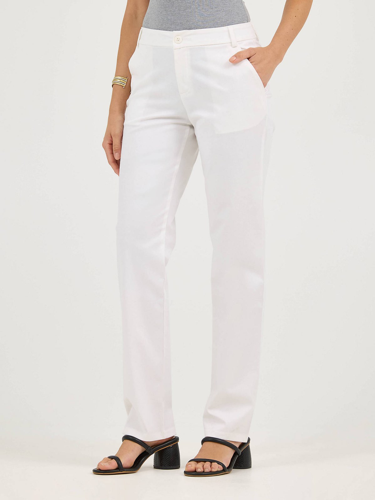 Women's Wrinkle Free Relaxed Fit Straight Leg Pant - view 2