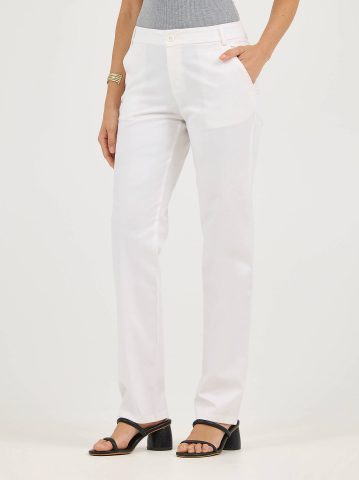 Women's Wrinkle Free Relaxed Fit Straight Leg Pant
