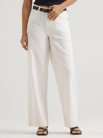 Women's 100% Cotton Loose Straight Jean — alternate view