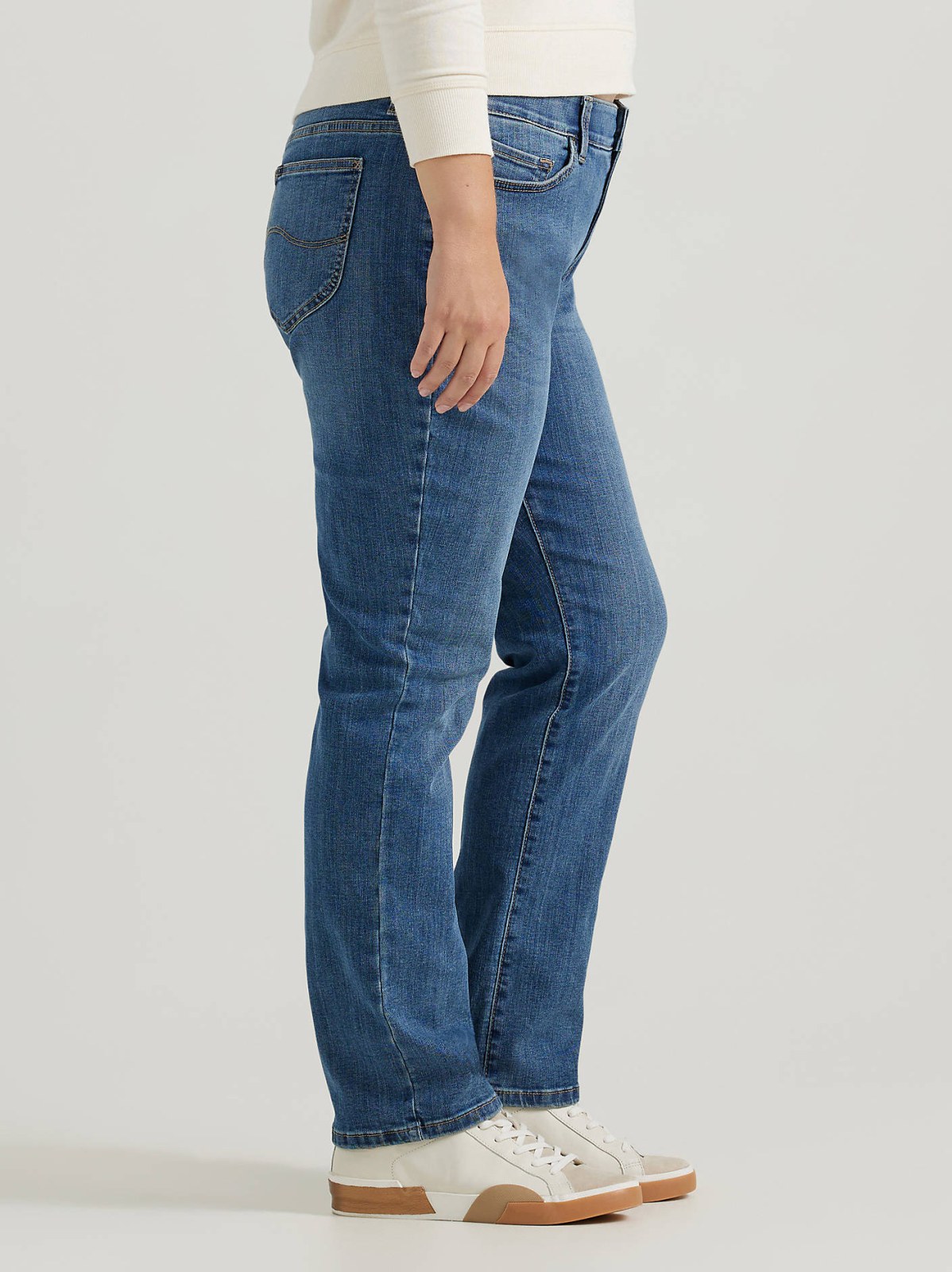 Women's Ultra Lux Comfort with Flex Motion Straight Jean (Plus) - view 4